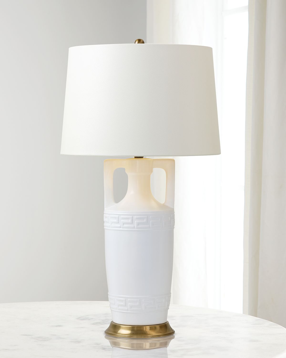 Port 68 Regency White Table Lamp | Thumbnail 4