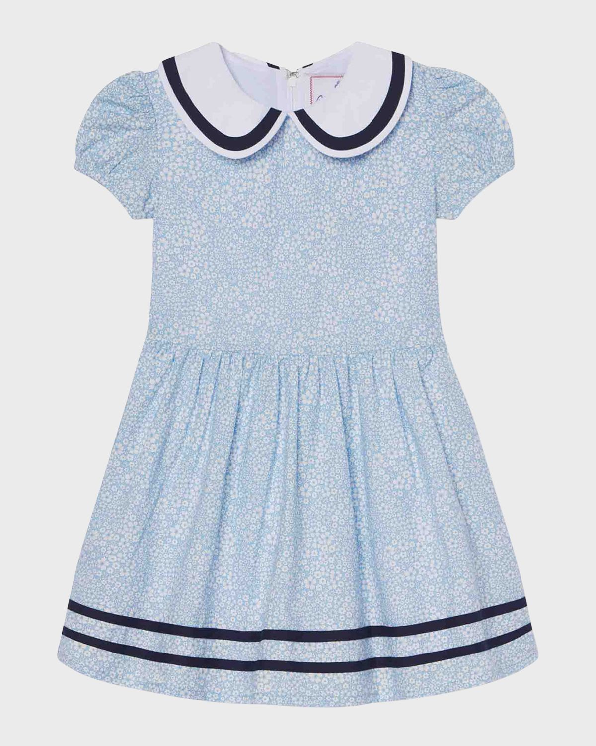 Classic Prep Childrenswear Girl 's Hazel Jacqueline 's Blossom-Print Collared Dress, Size 3M-7