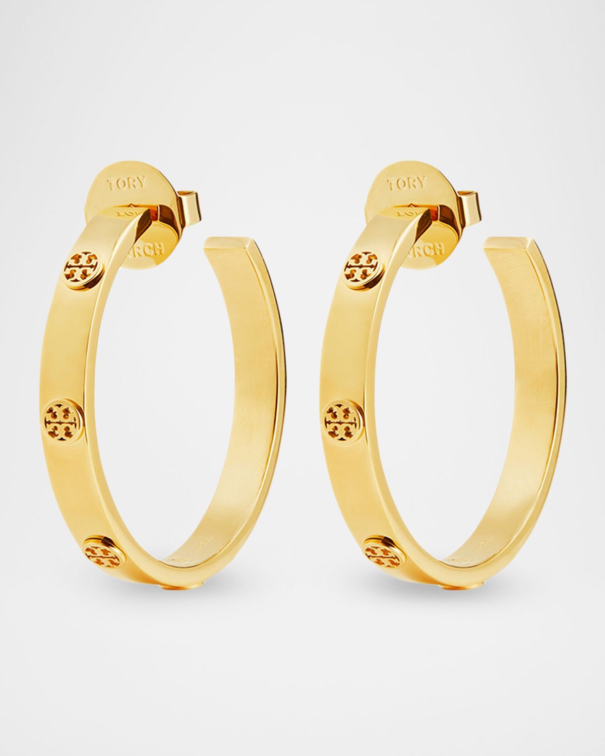 Tory Burch Icon Hoop Earrings