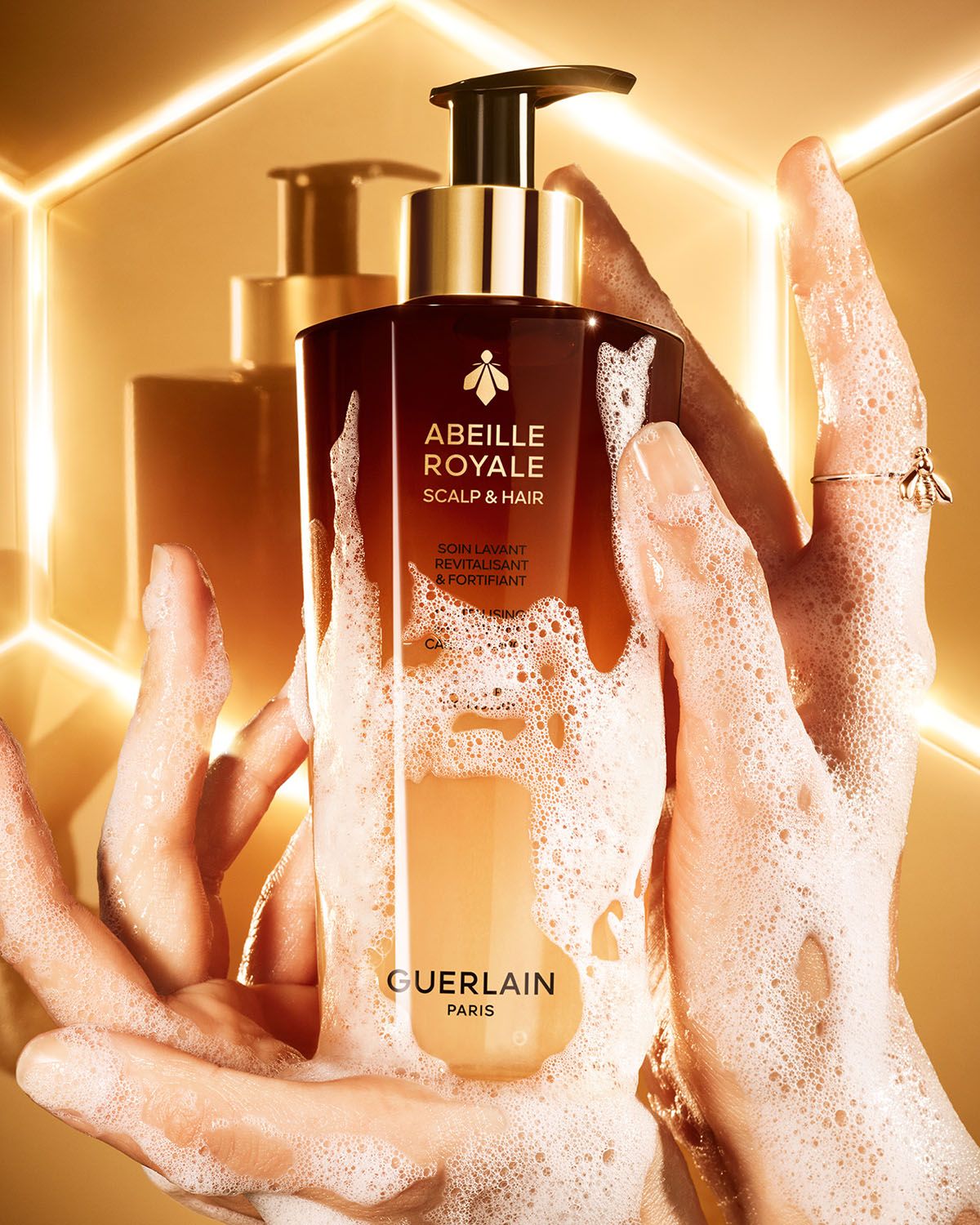Guerlain Abeille Royale Revitalizing & Fortifying Care Shampoo, 9.8 oz.