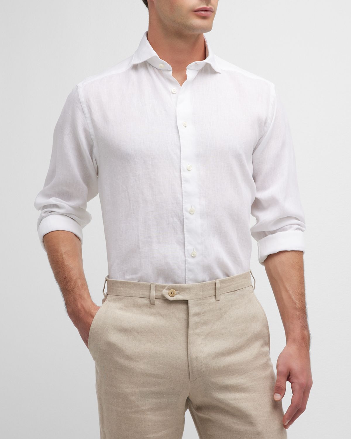 Eton Men 's Linen Sport Shirt