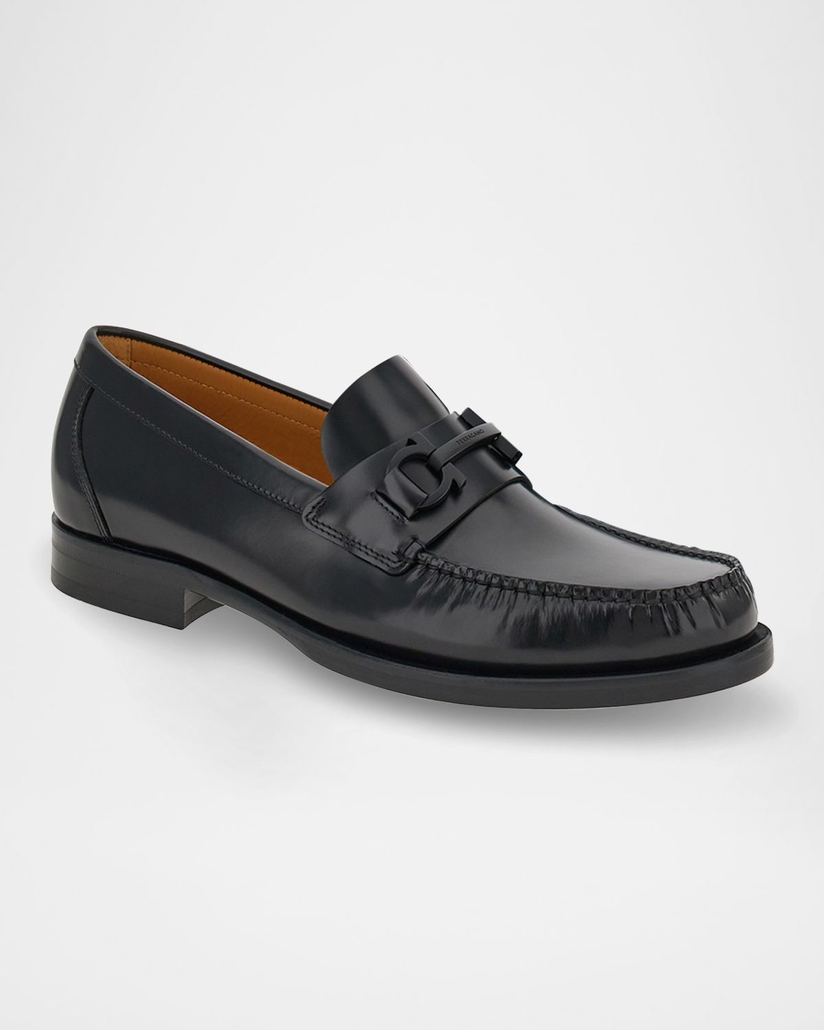 Ferragamo Men 's Fort Moccasin Bit Loafers