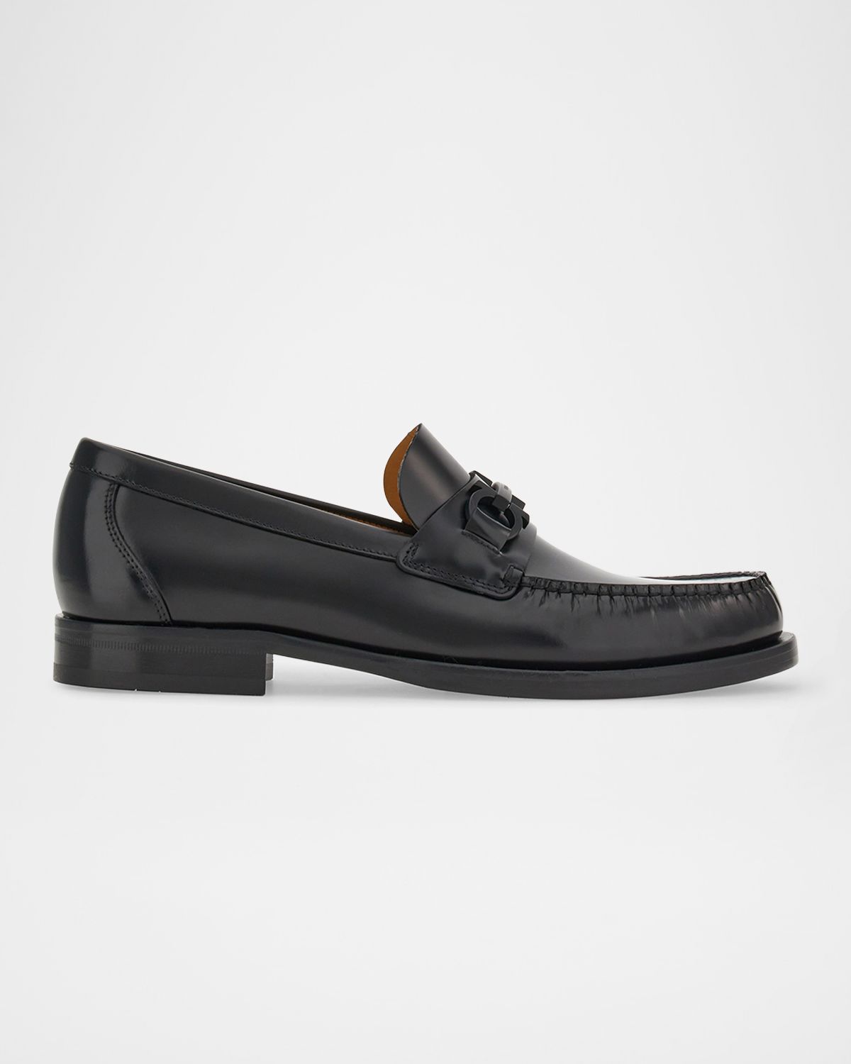 Ferragamo Men 's Fort Moccasin Bit Loafers