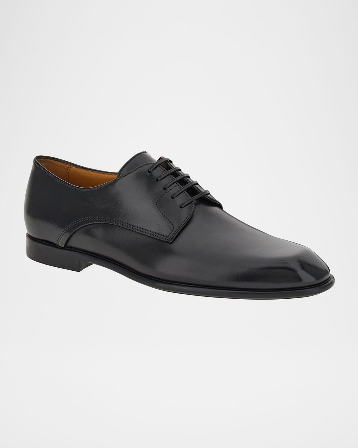 Ferragamo Men 's Fosco Leather Derby Shoes