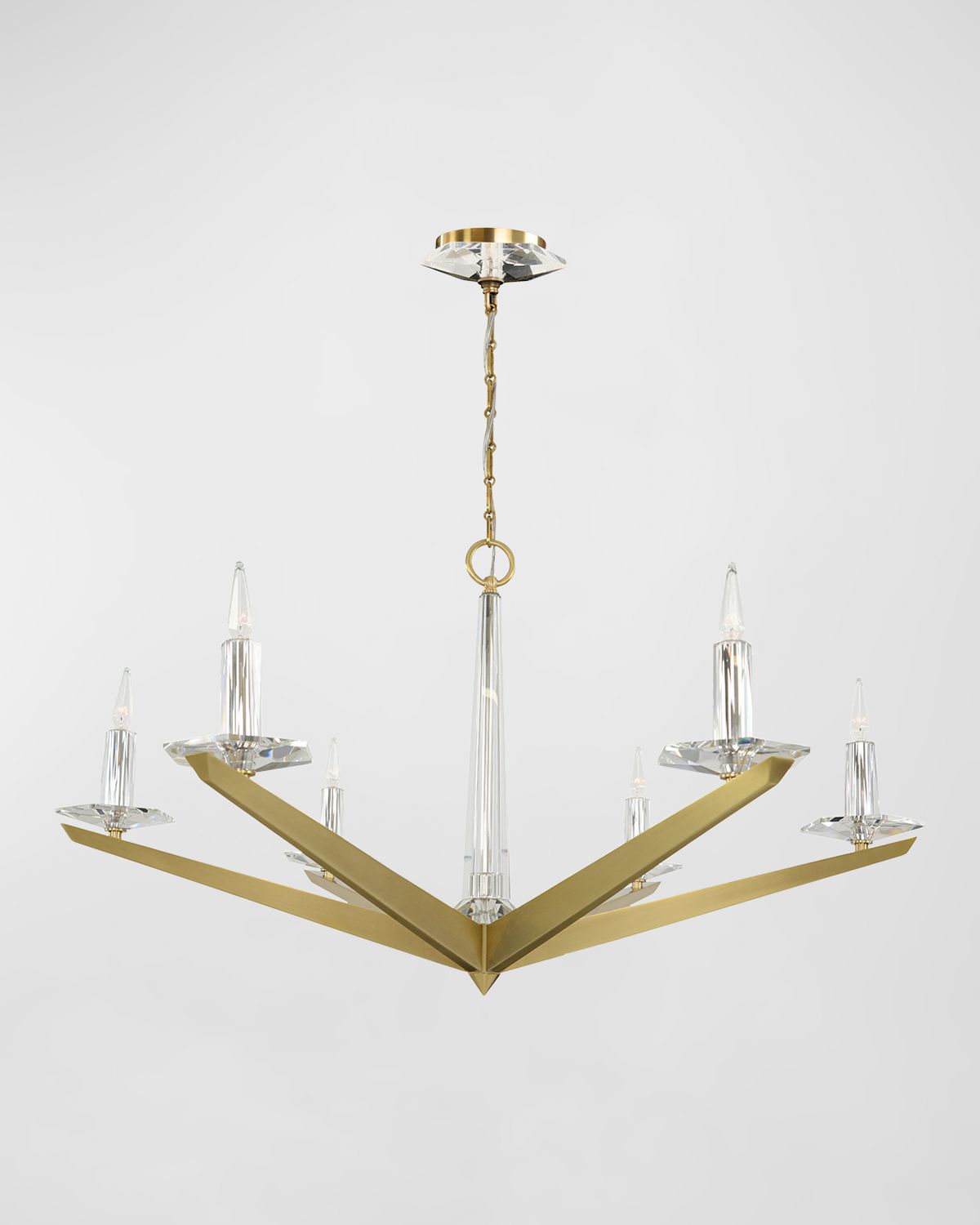 John-Richard Collection Antares 6-Light Chandelier, Large