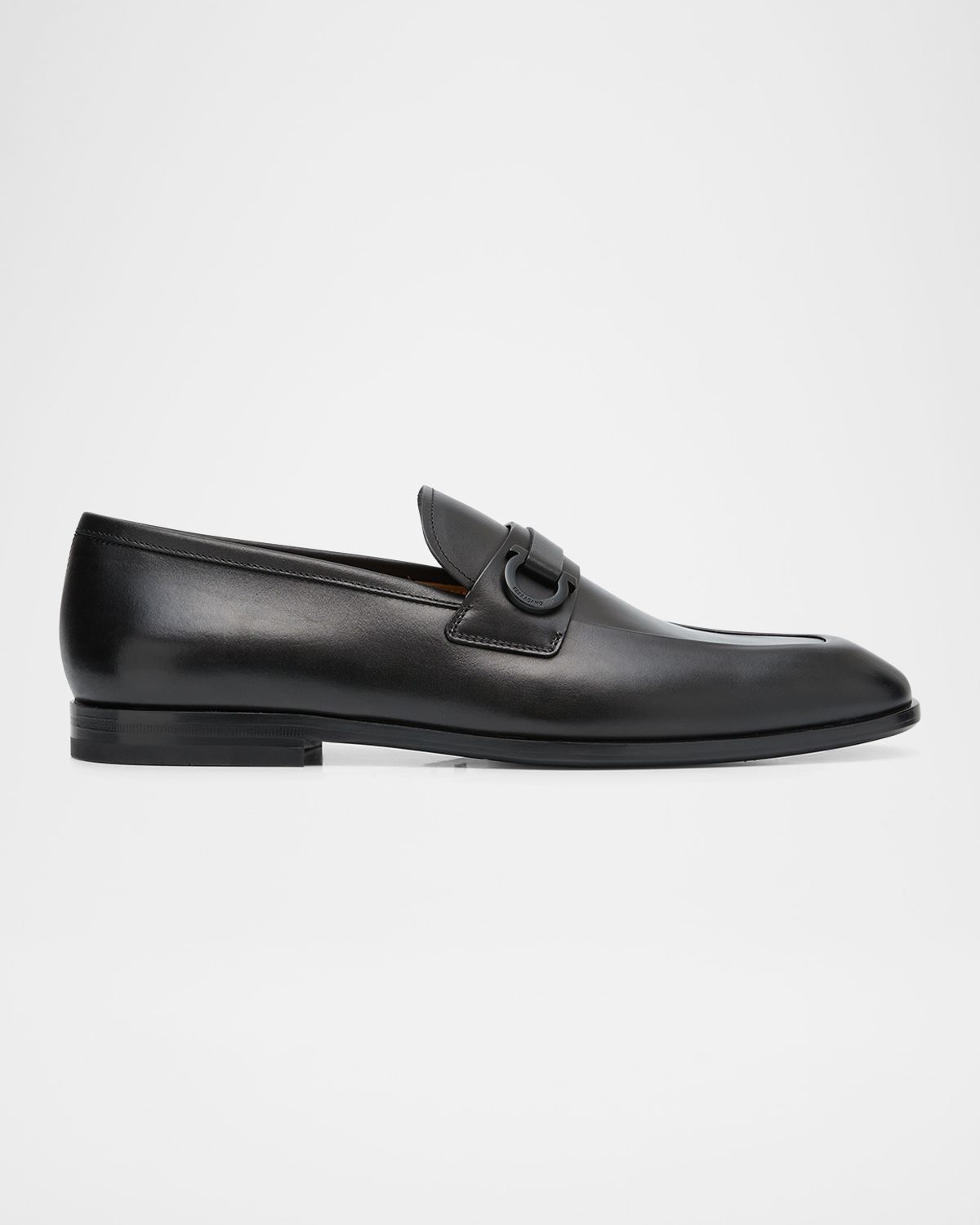 Ferragamo Men 's Florio Gancio Bit Loafers
