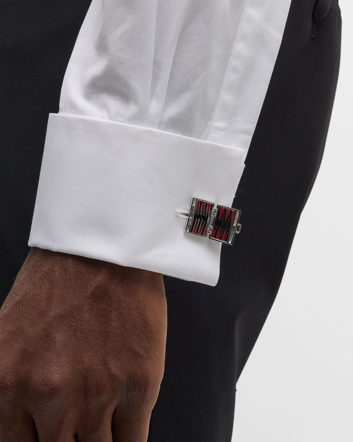 Jan Leslie Men 's Backgammon Cufflinks