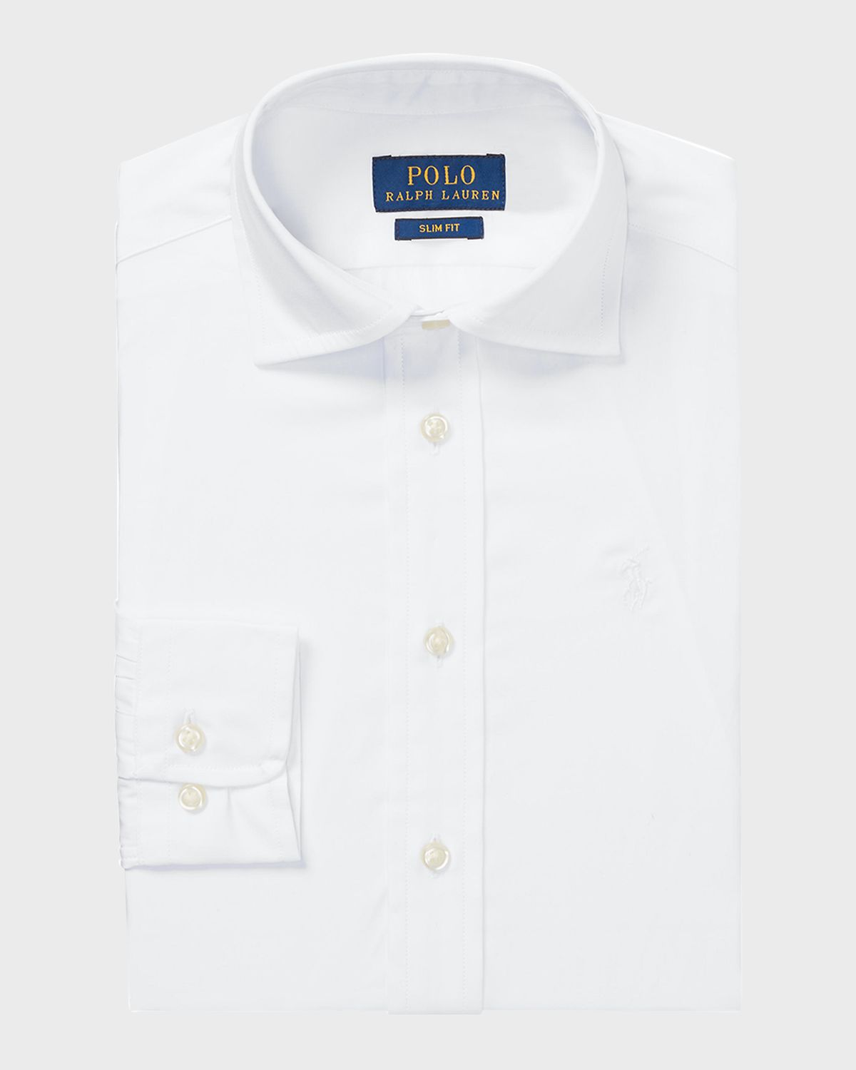 Polo Ralph Lauren Boy 's Poplin Embroidered Dress Shirt, Size 5-7
