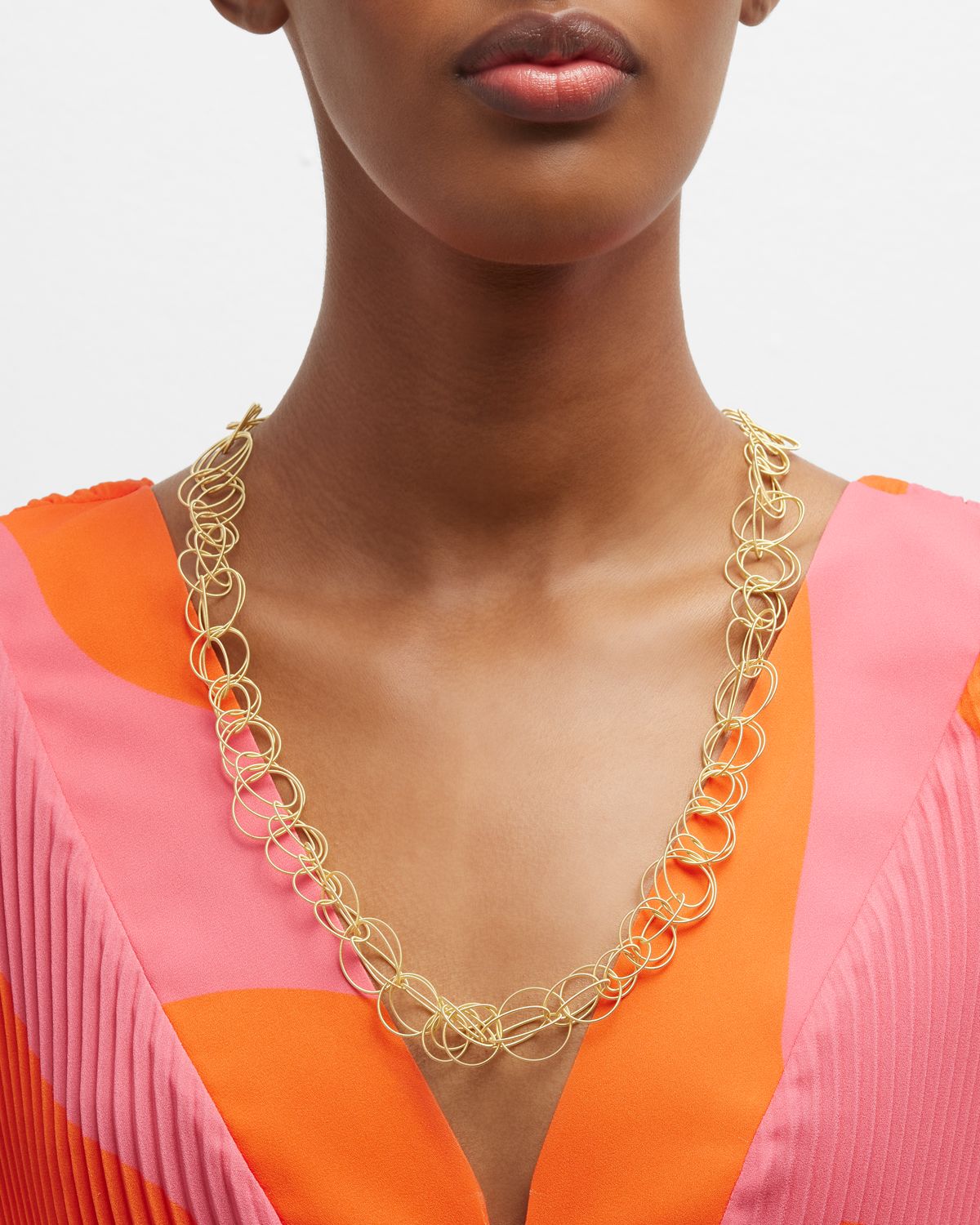 Buccellati Hawaii 18K Gold Long Necklace