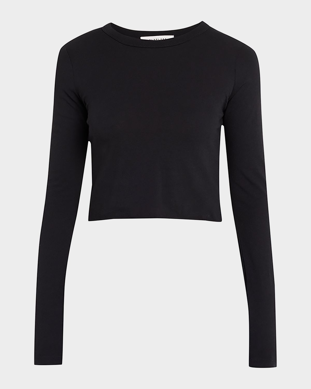 SLVRLAKE Long Sleeve Cropped Baby Tee | Thumbnail 6