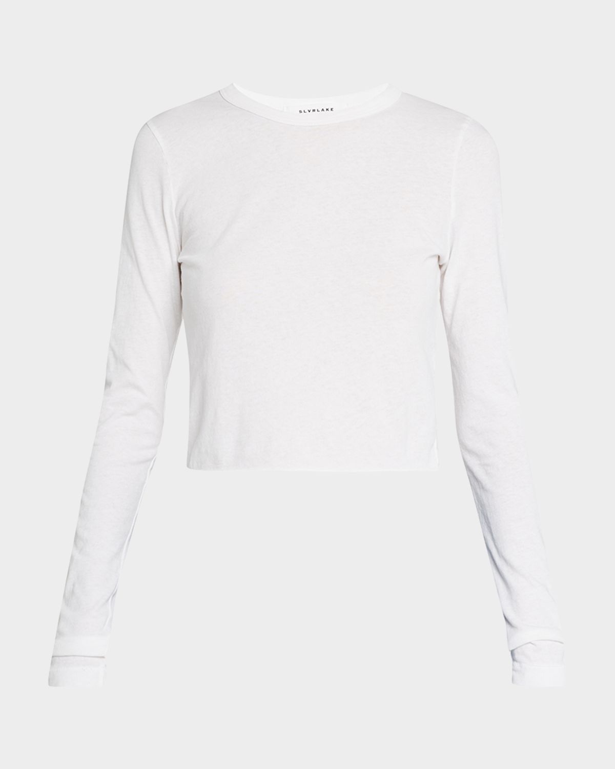 SLVRLAKE Long Sleeve Cropped Baby Tee | Thumbnail 6