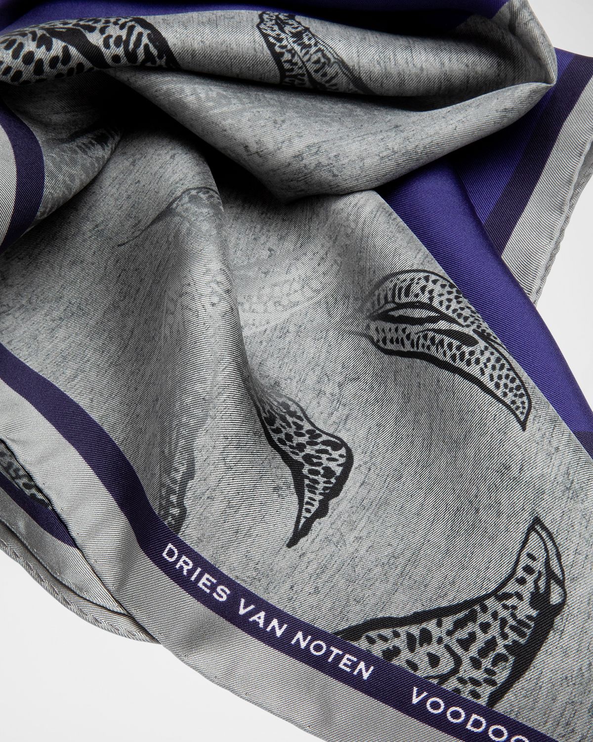 Dries Van Noten Voodoo Chile Silk Foulard