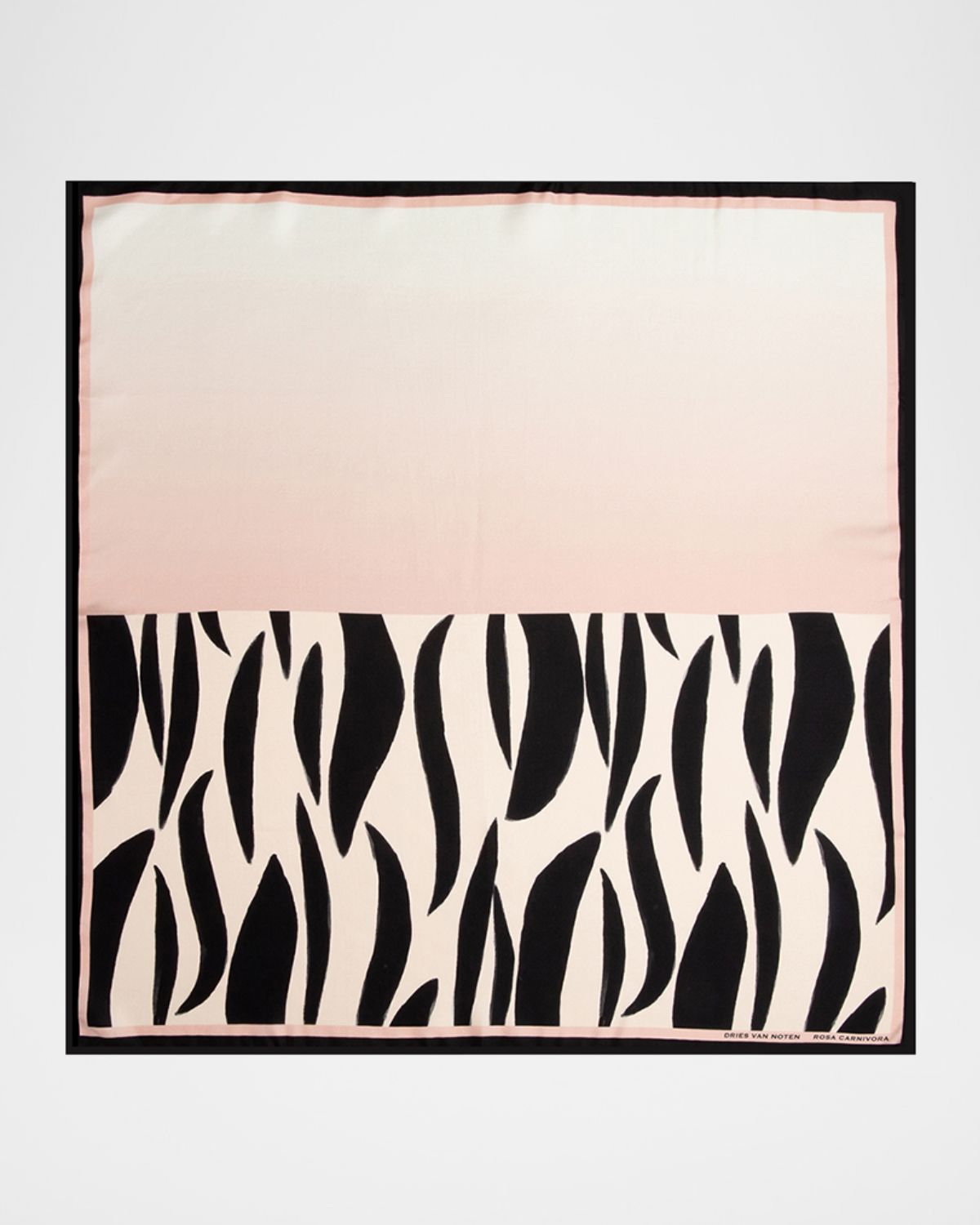 Dries Van Noten Rosa Carnivora Silk Foulard | Thumbnail 4