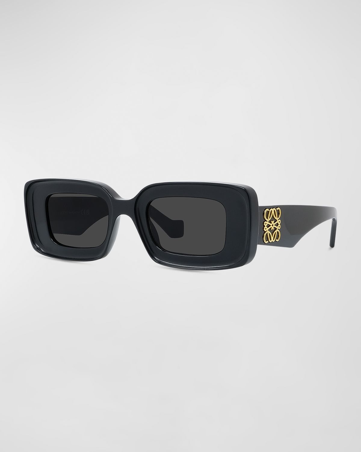 Loewe Anagram Beveled Acetate Rectangle Sunglasses | Thumbnail 6 Loewe Anagram Beveled Acetate Rectangle Sunglasses | Thumbnail 6