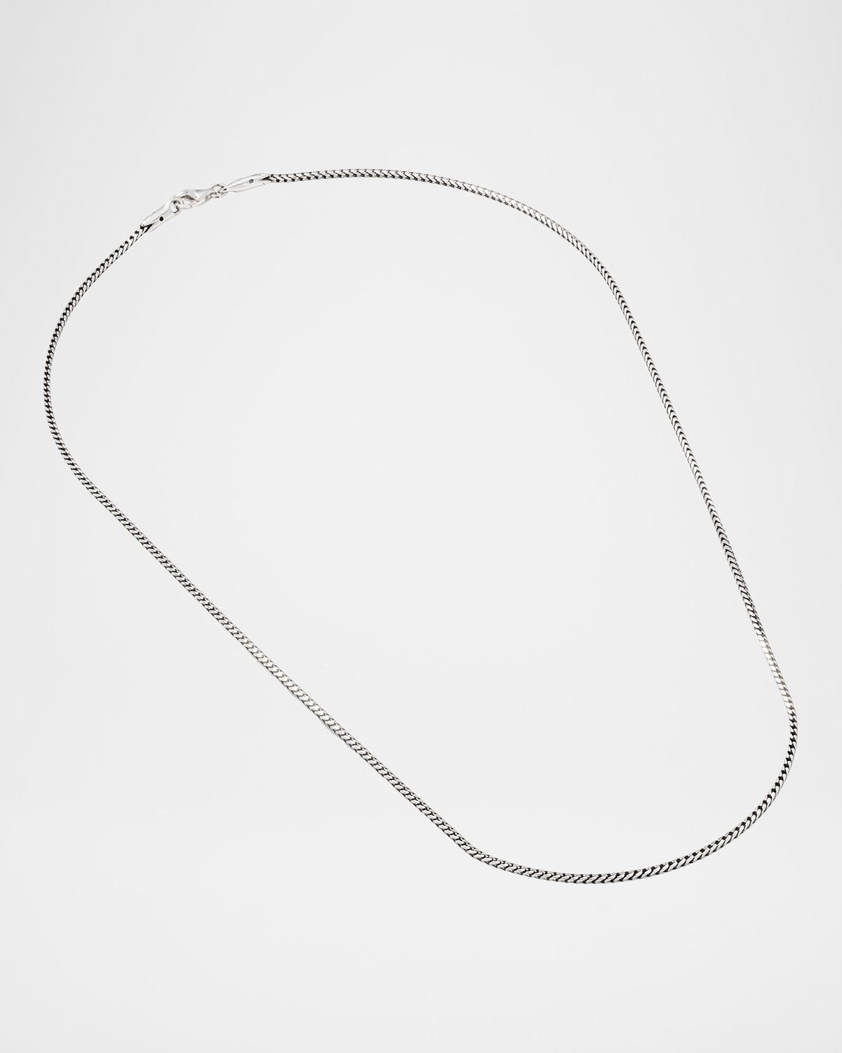 Konstantino Men 's Silver Wheat Chain Necklace, 20"L