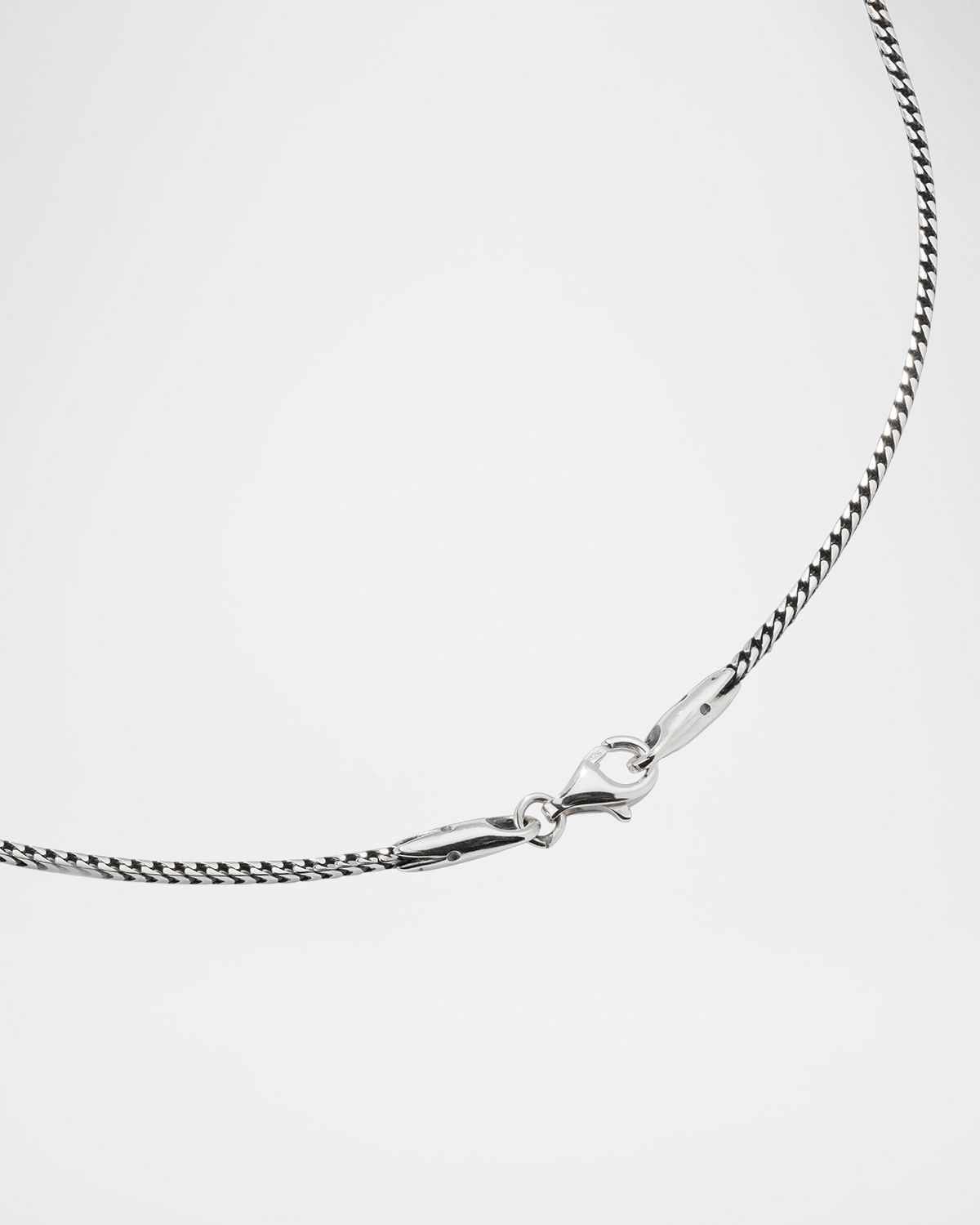 Konstantino Men 's Silver Wheat Chain Necklace, 22"L