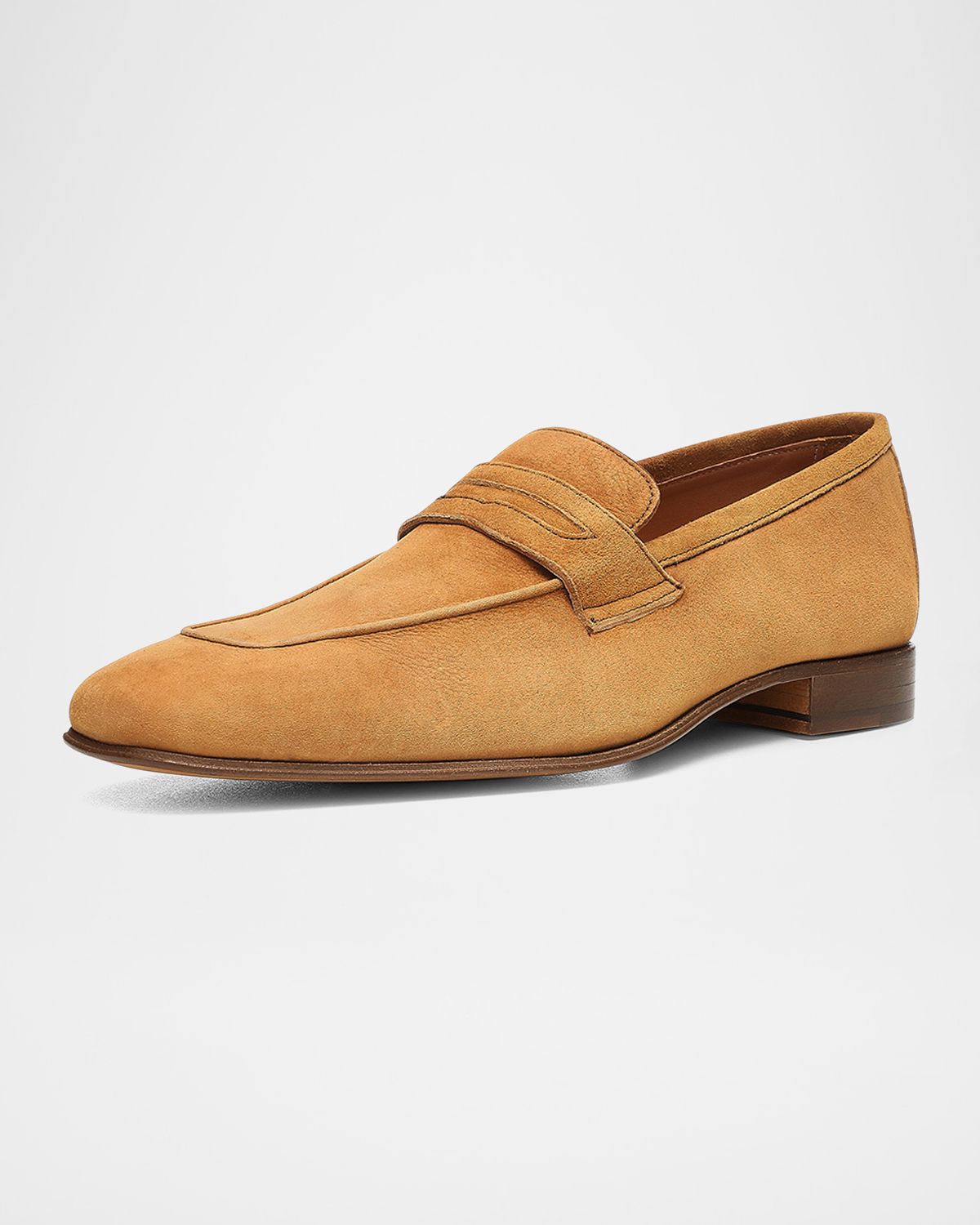 Donald Pliner Men 's Jayce Suede Penny Loafers | Thumbnail 5 Donald Pliner Men 's Jayce Suede Penny Loafers | Thumbnail 5