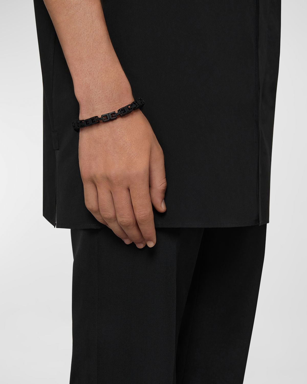 Givenchy Men 's Enamel G-Cube Necklace