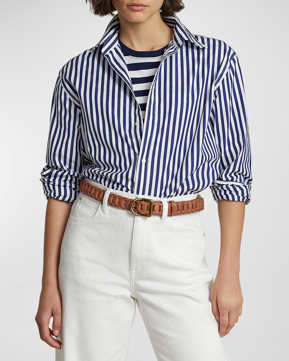 Polo Ralph Lauren Relaxed-Fit Striped Cotton Shirt