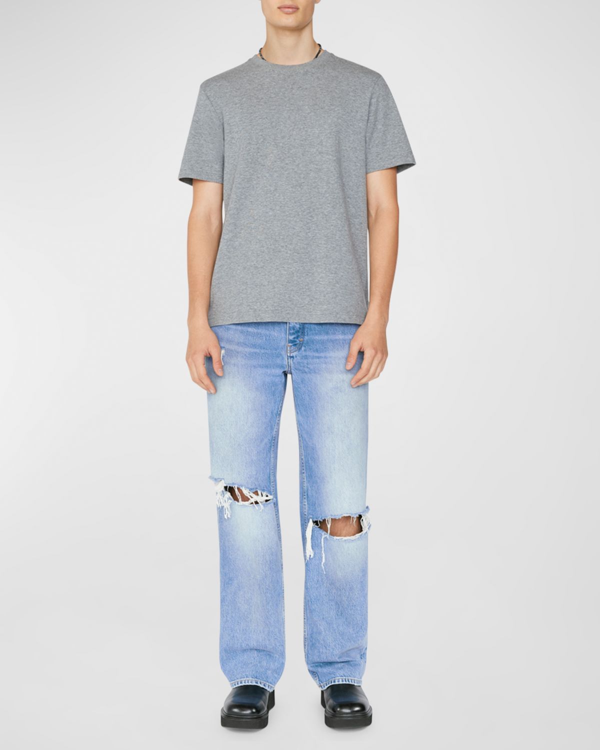 FRAME Men 's Duo Fold Short Sleeve Tee