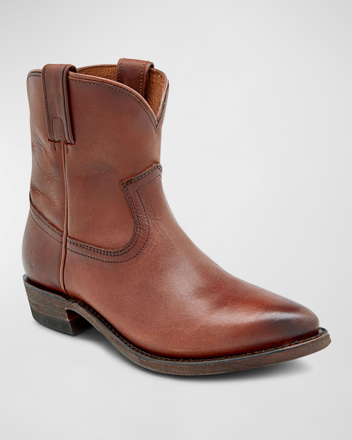 Frye Billy Leather Short Western Boots