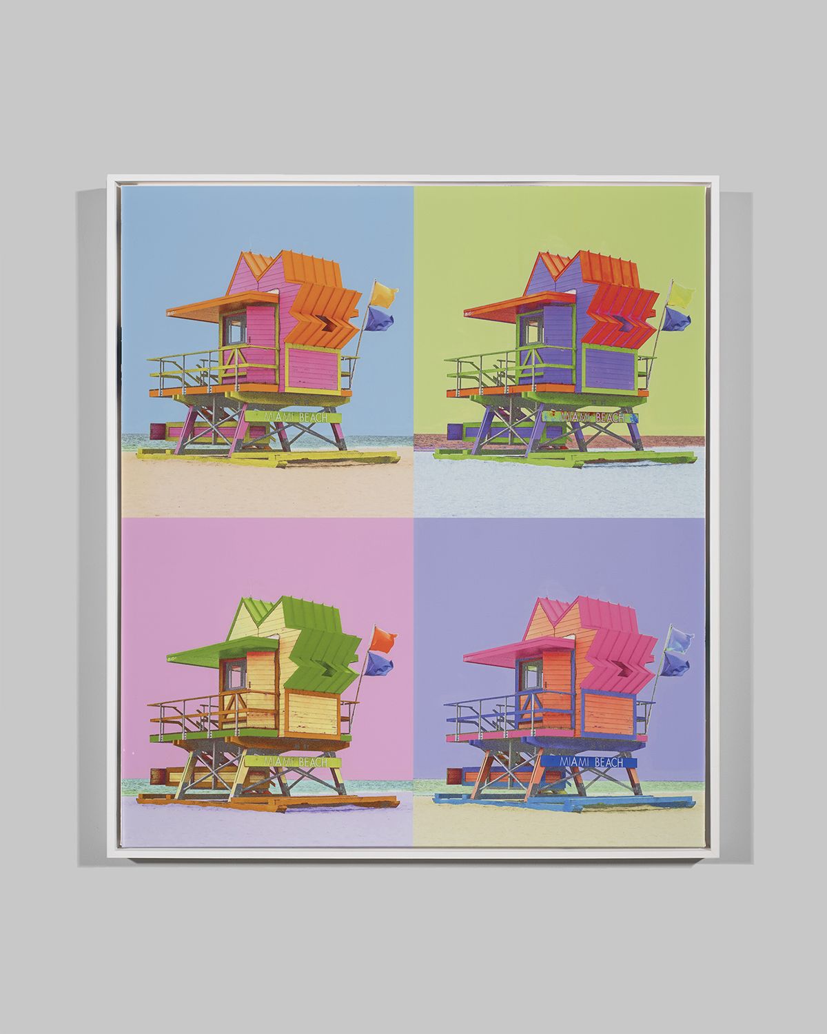 RFA Fine Art "Silkscreen Miami 2" Giclee Canvas Art By H. Scott | Thumbnail 3