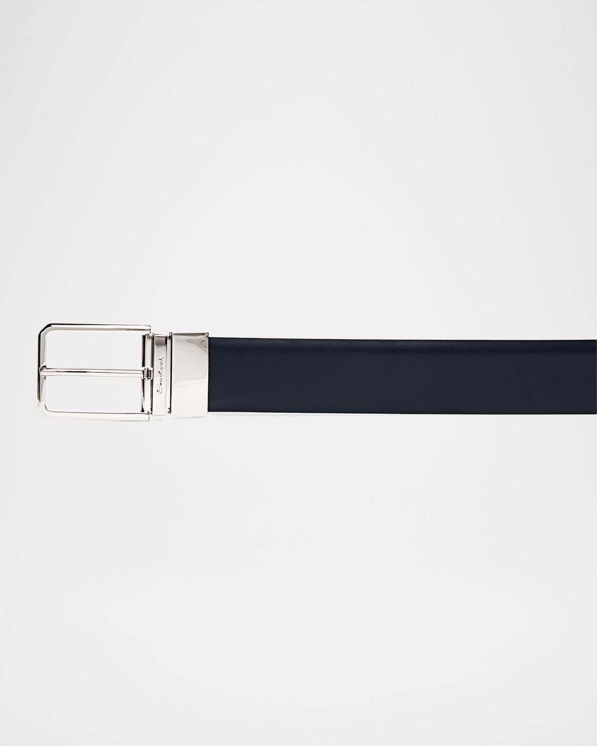 Santoni Men's Reversible Leather Belt