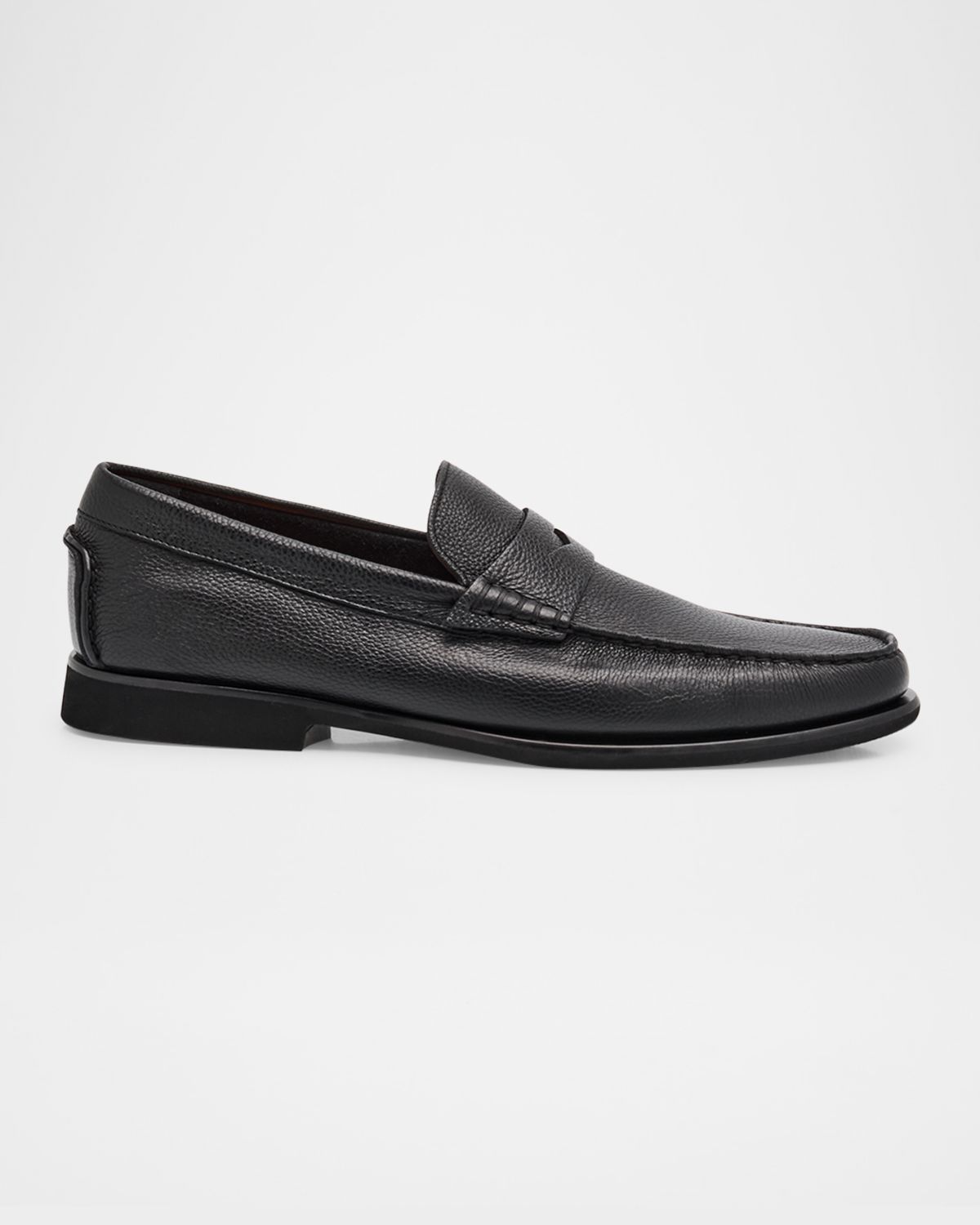 Santoni Men 's Ikangia Leather Penny Loafers