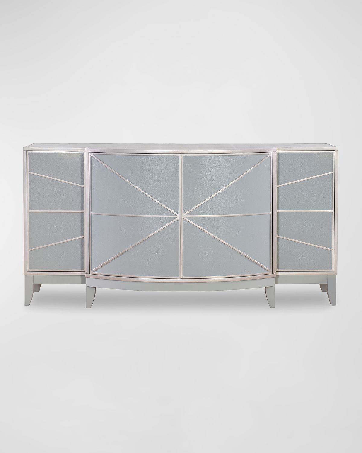 Ambella Starburst Faux Shagreen Credenza