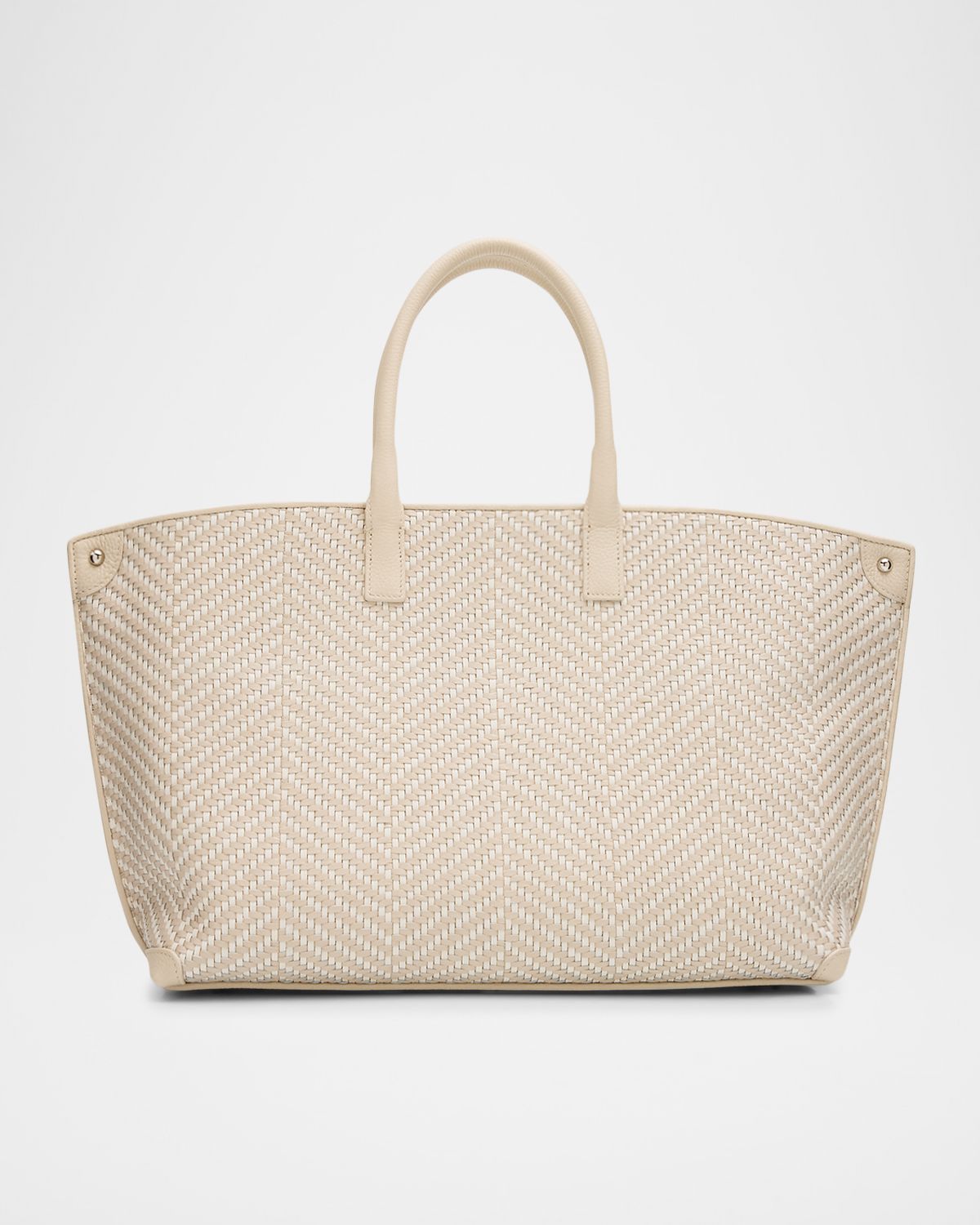 Akris Ai Small Braided Leather Top-Handle Bag | Thumbnail 7