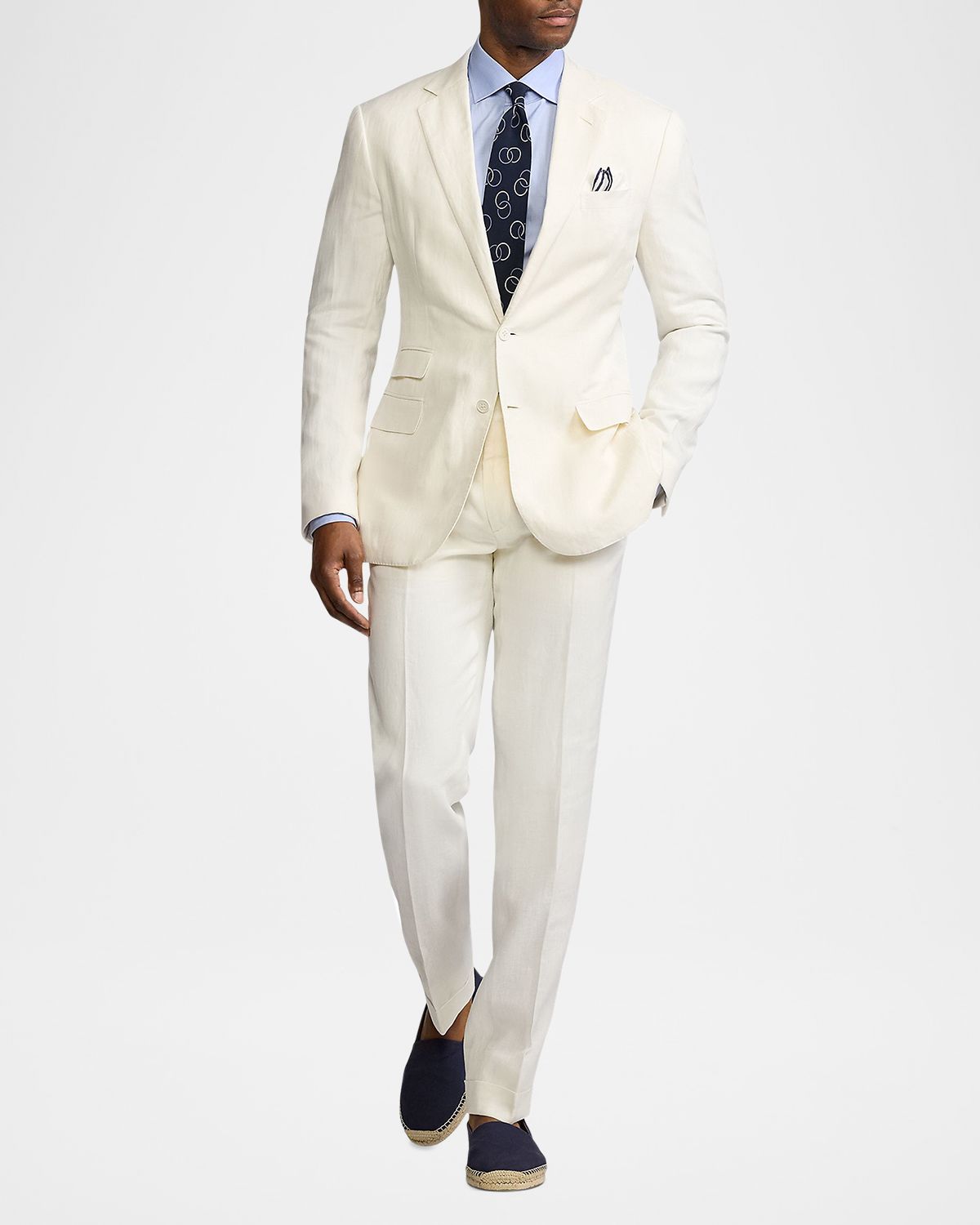 Ralph Lauren Purple Label Men 's Kent Hand-Tailored Silk-Linen Jacket