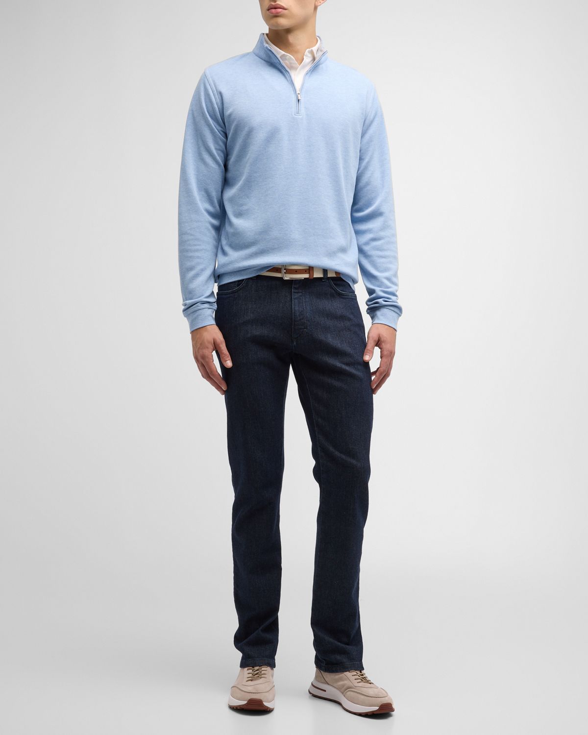 Peter Millar Men 's Crown Comfort Quarter-Zip Sweater