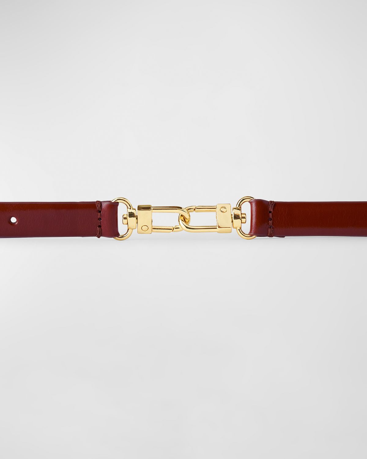 Toteme Double Clasp Leather Belt