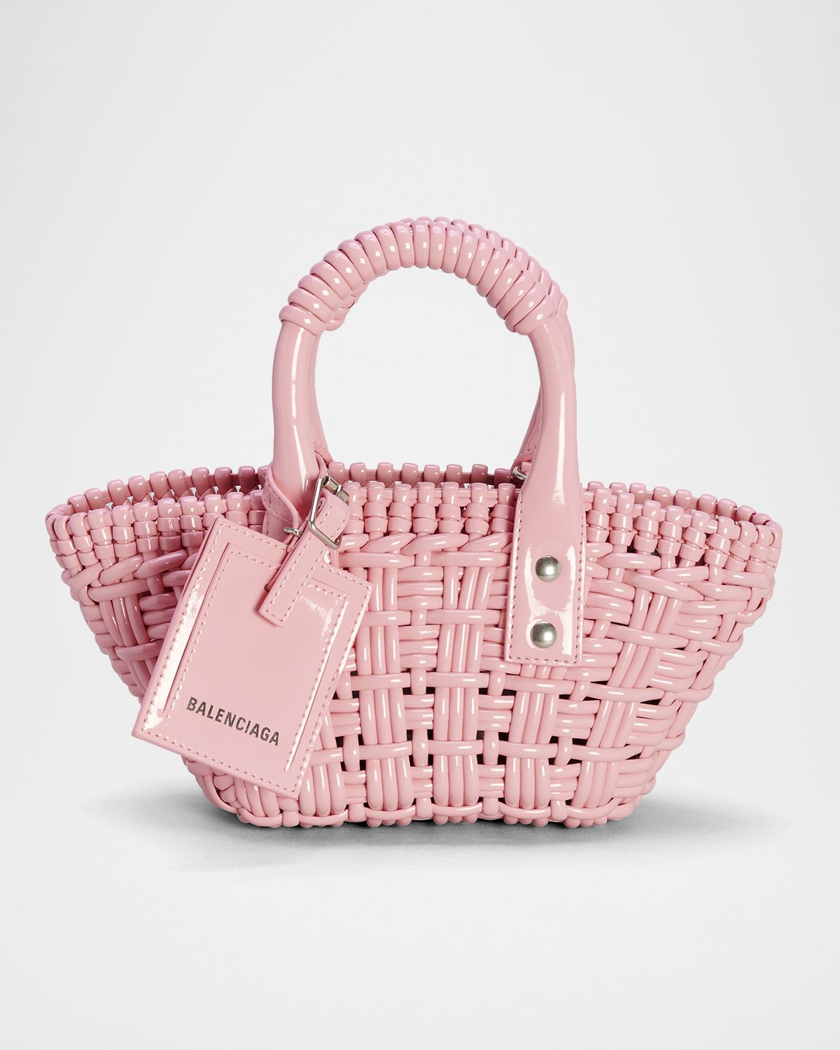 Balenciaga Bistro XXS Basket Bag with Strap