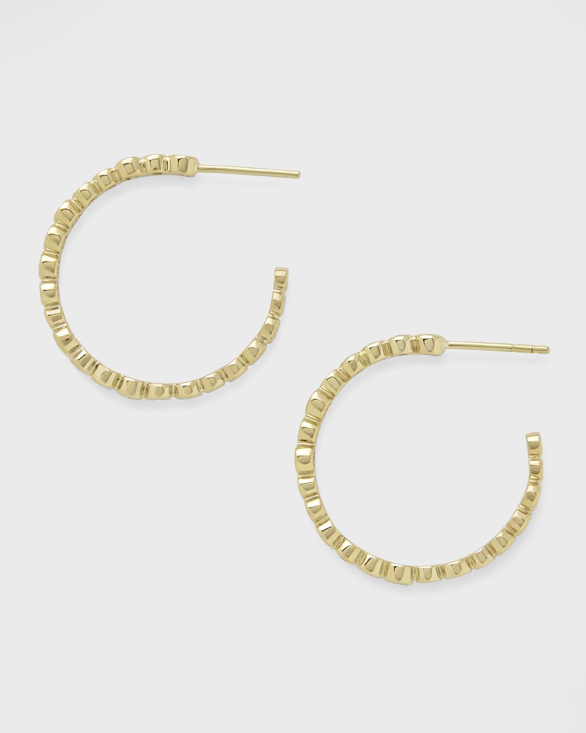Ippolita 18K Stardust Starlet Diamond Hoop Earrings