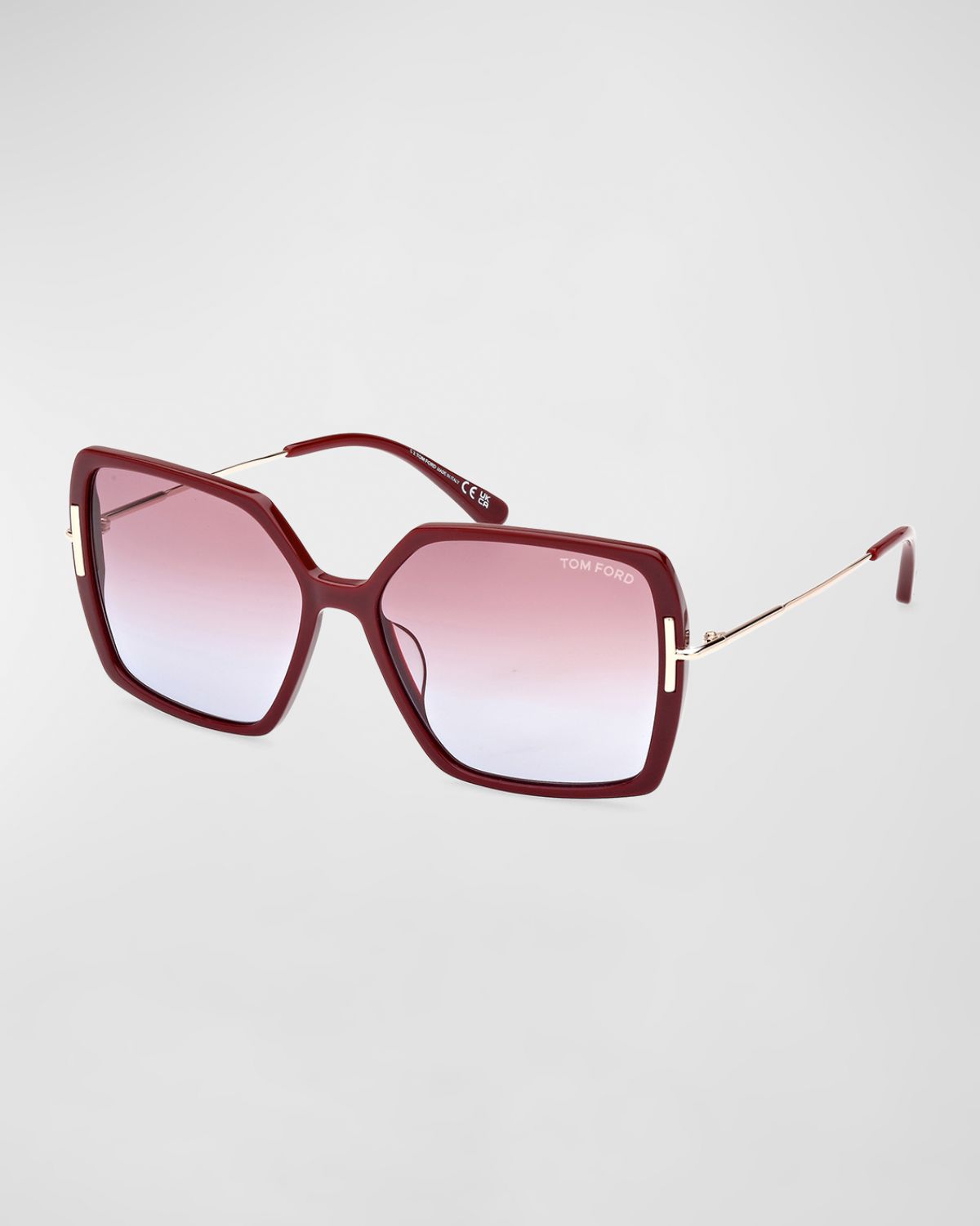 TOM FORD Joanna Mixed-Media Butterfly Sunglasses | Thumbnail 6