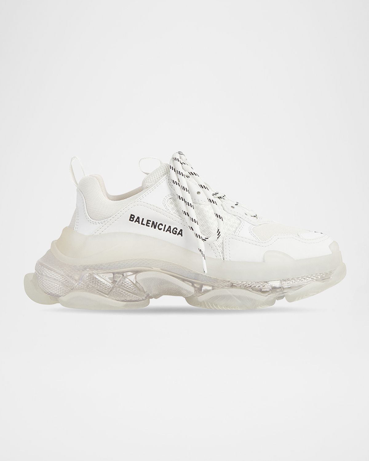 Balenciaga Men 's Triple S Sneaker Clear Sole