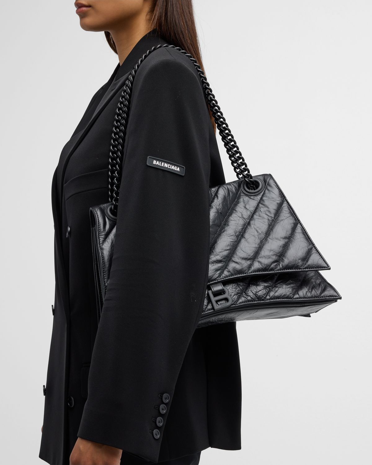Balenciaga Crush Large Chain Bag Quilted