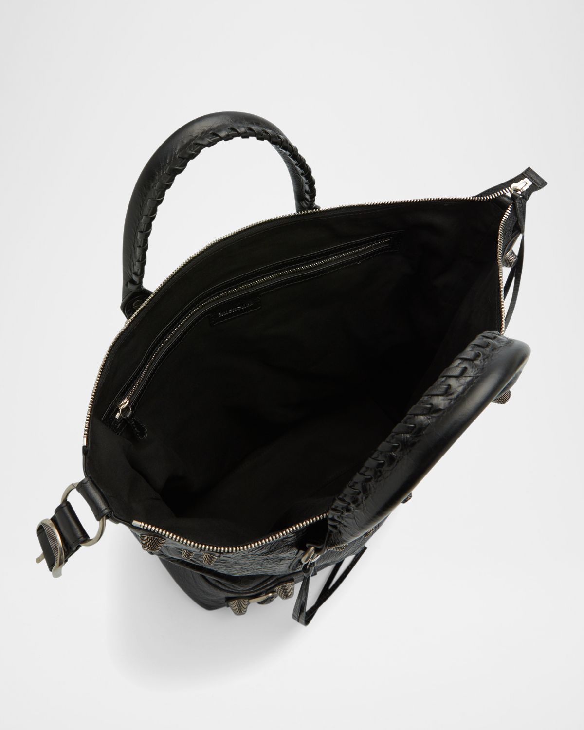 Balenciaga Men 's Le Cagole Medium Leather Tote Bag