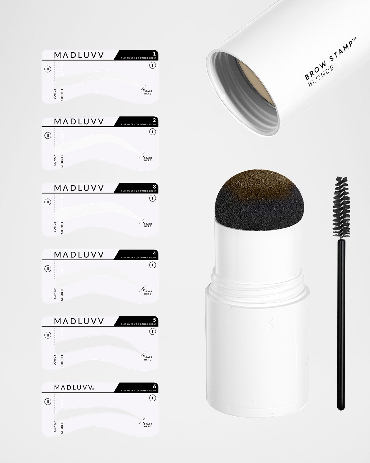 Madluvv Brow Stamp Kit - Women's Health & Beauty