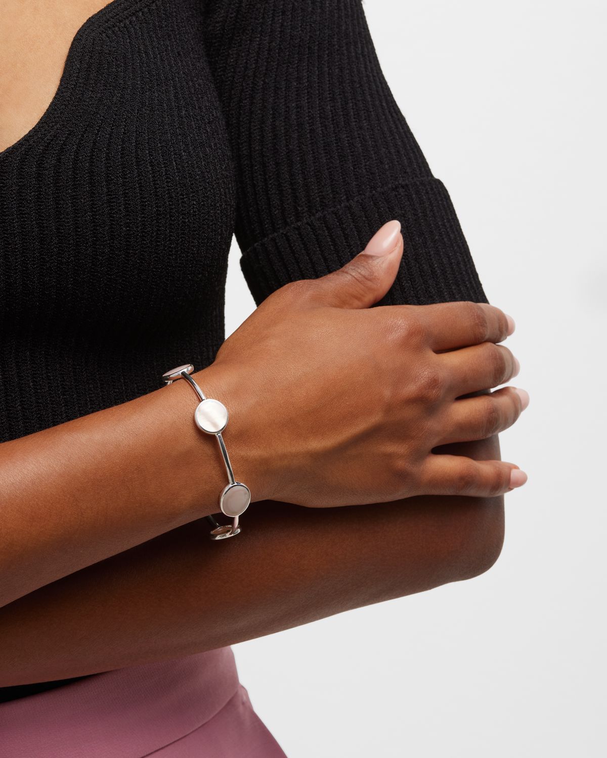 Ippolita Sterling Silver Mother-Of-Pearl Station Bracelet
