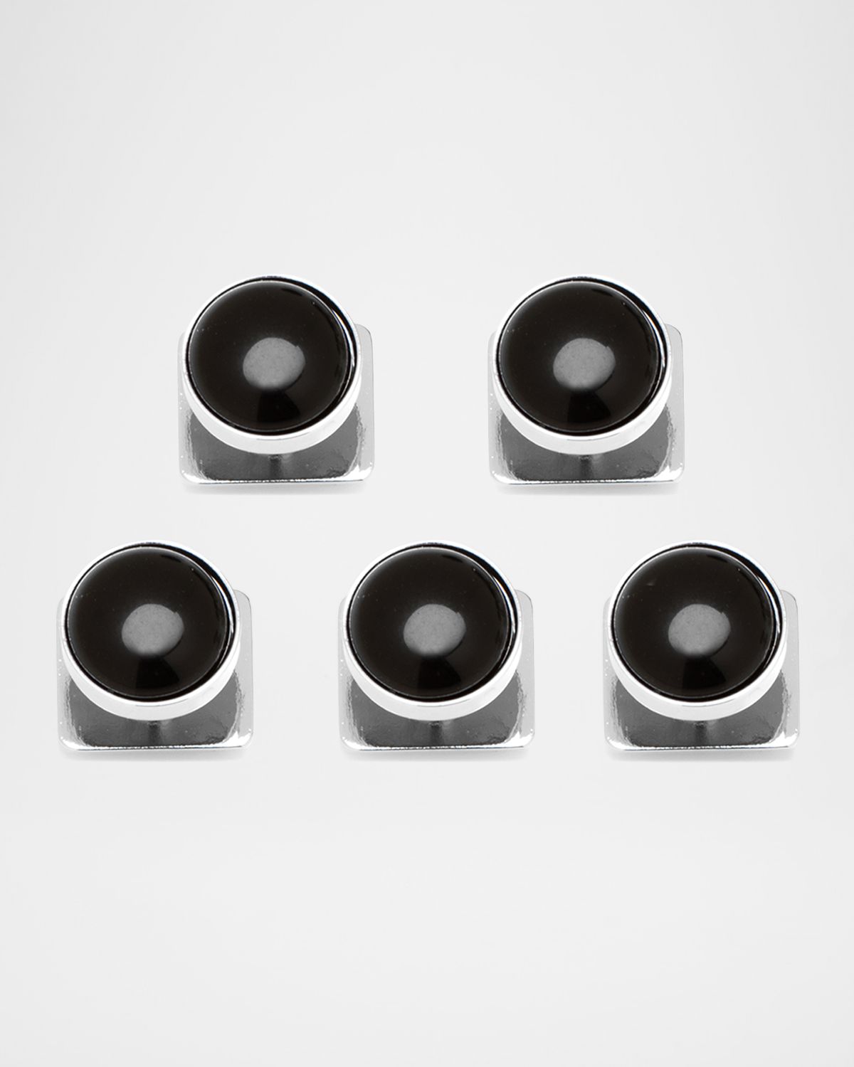 Cufflinks Inc. Men 's Black Onyx Cufflink 5-Stud Set
