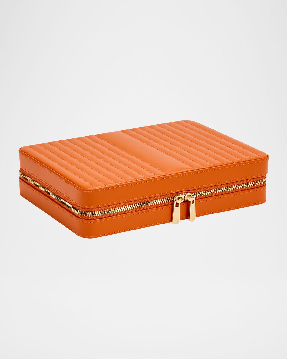 WOLF Maria Large Quilted Zip Jewelry Case