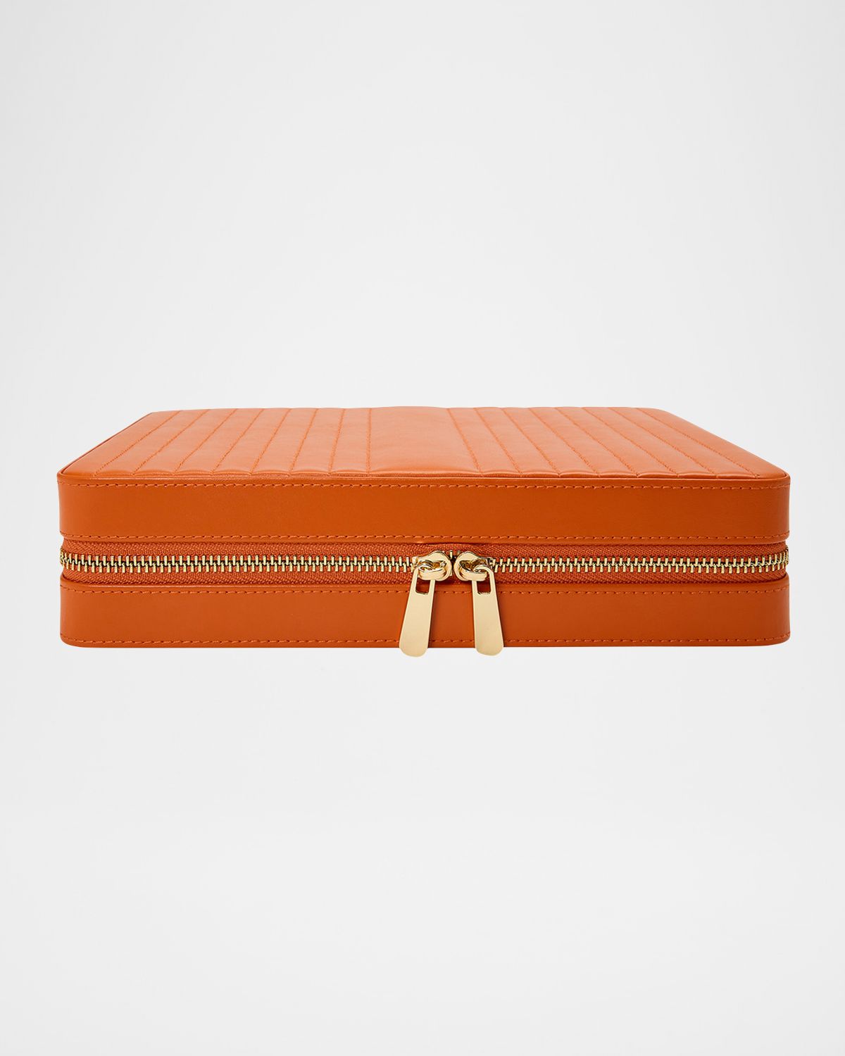 WOLF Maria Large Quilted Zip Jewelry Case