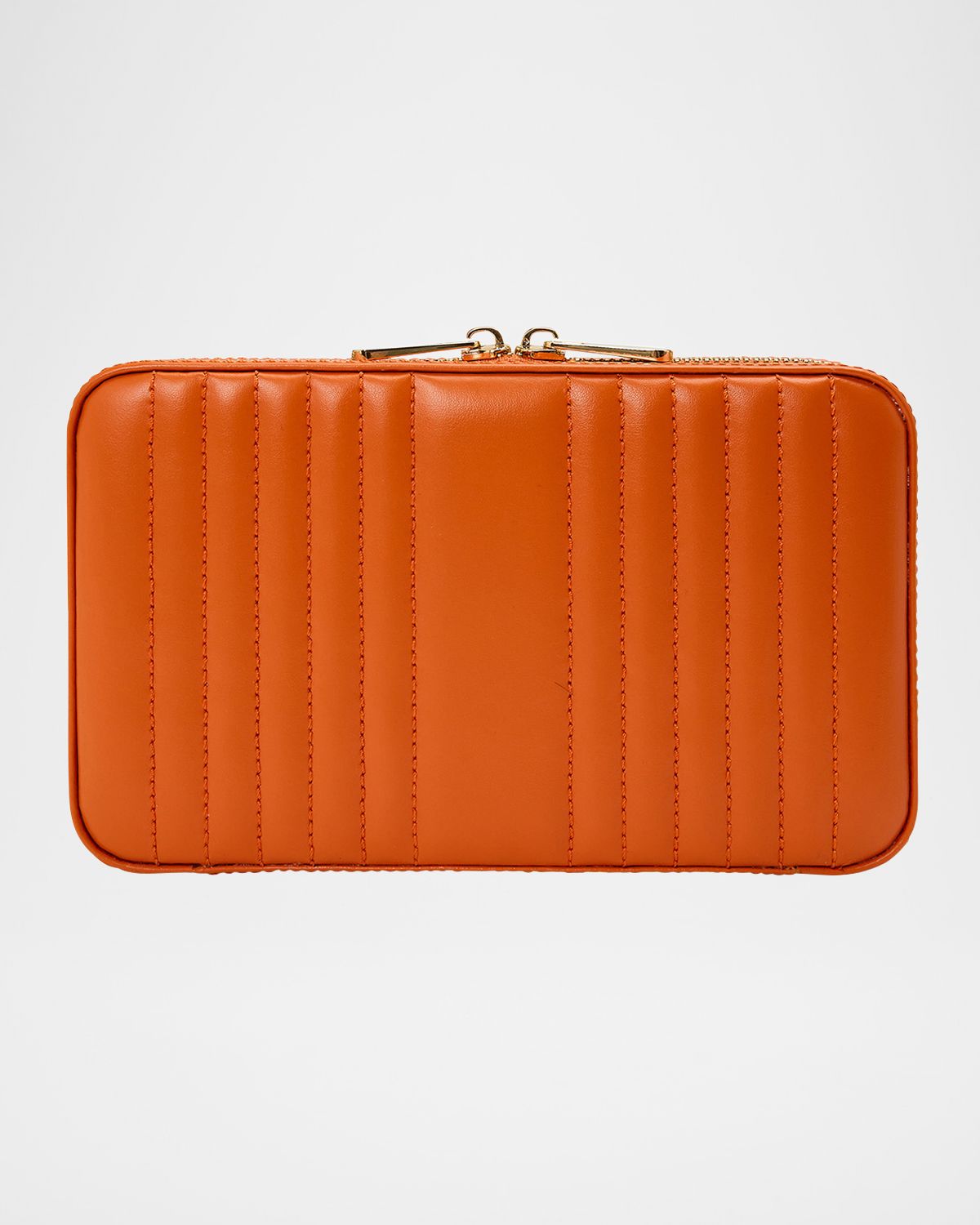 WOLF Maria Rectangle Quilted Zip Jewelry Case