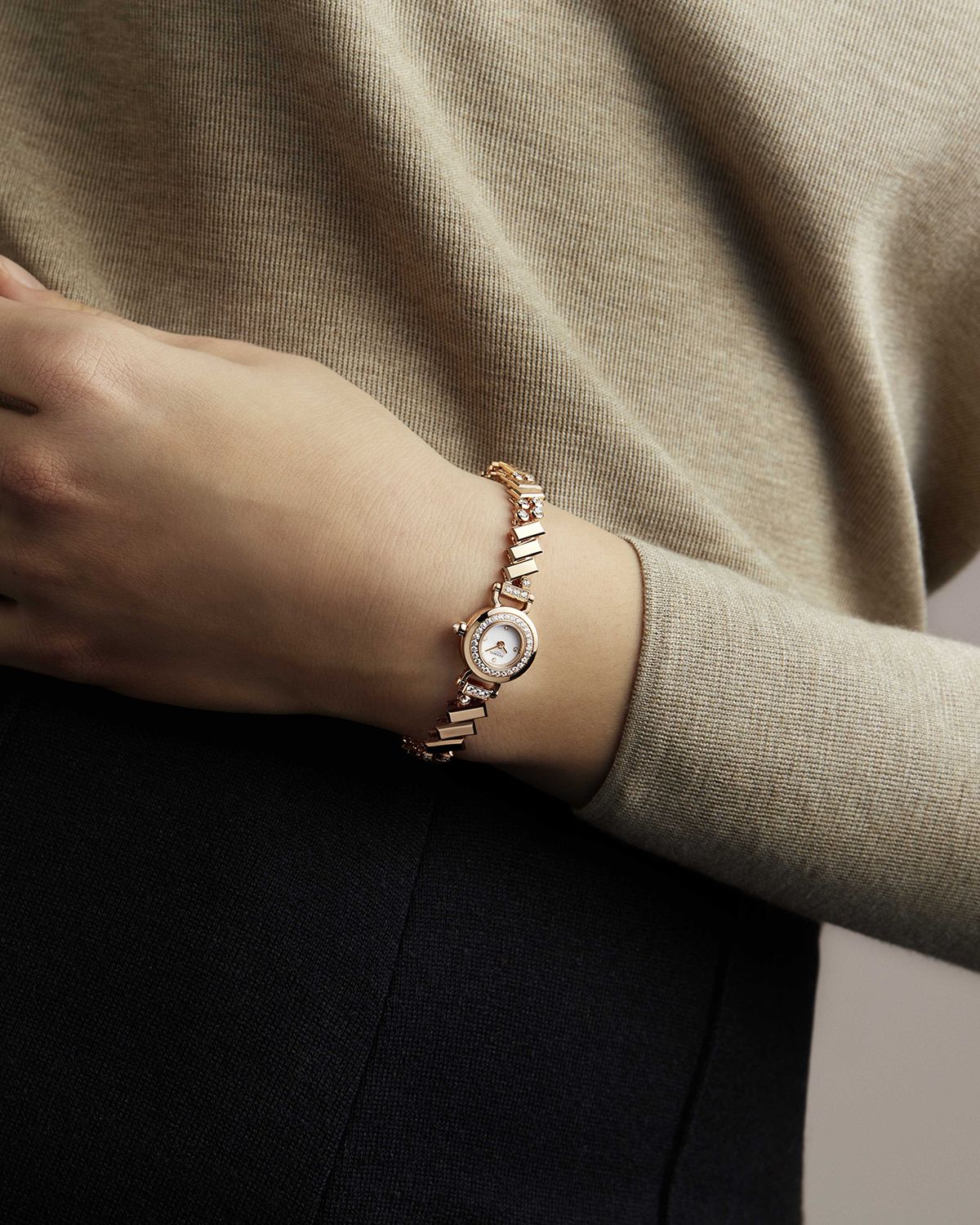 Hermes Faubourg Polka Watch, Mini Model, 15 MM