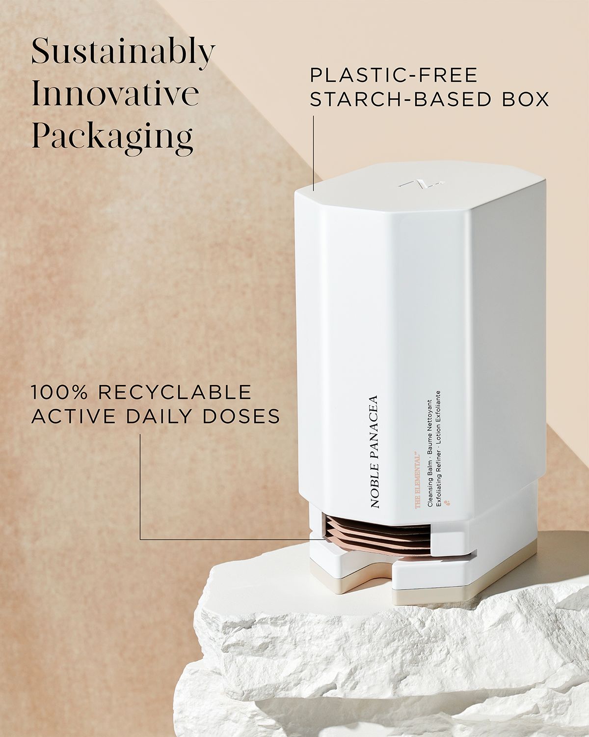 Noble Panacea The Elemental Cleansing Balm and Exfoliating Refiner, 30 Doses | Thumbnail 5 Noble Panacea The Elemental Cleansing Balm and Exfoliating Refiner, 30 Doses | Thumbnail 5