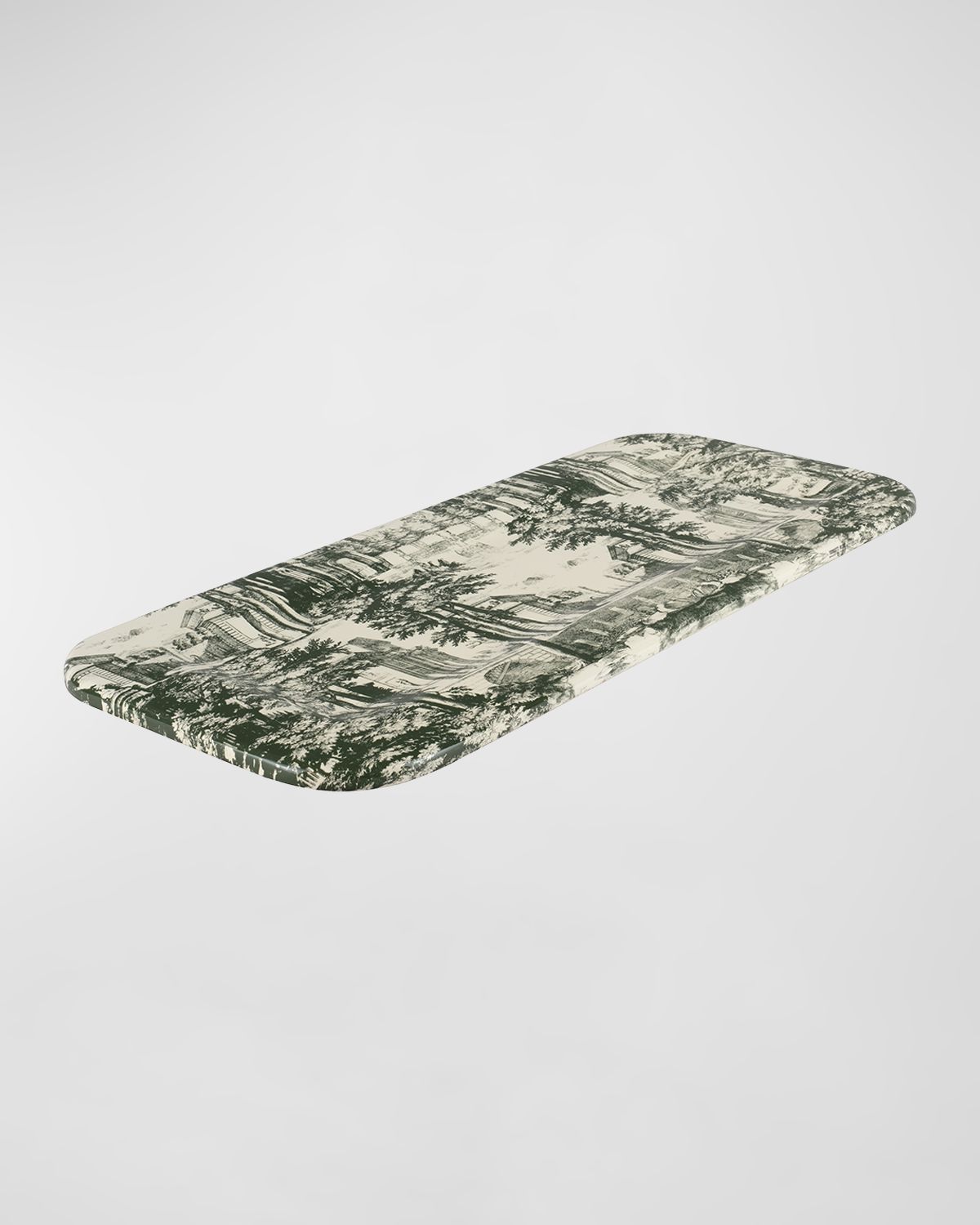 Fornasetti Tray 25X60cm - Giardino Settecentesco Green