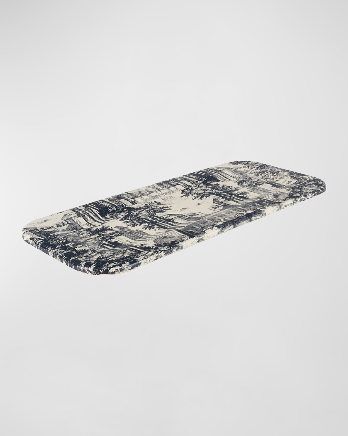 Fornasetti Tray 25X60cm - Giardino Settecentesco Blue