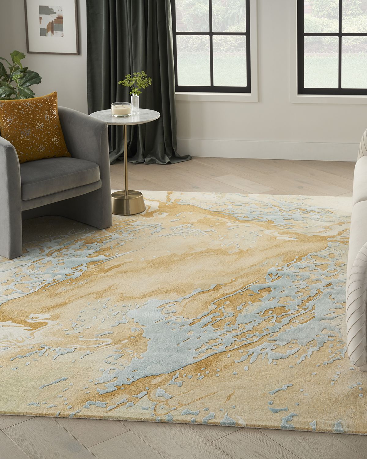 Nourison Milea Hand-Tufted Rug, 10 ' x 14 ' | Thumbnail 5 Nourison Milea Hand-Tufted Rug, 10 ' x 14 ' | Thumbnail 5